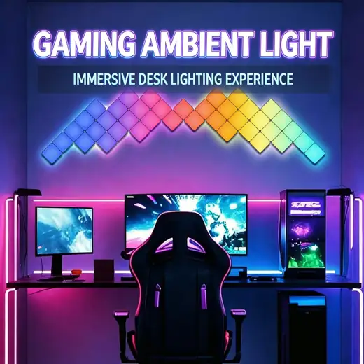 Smart RGB Wall Panel Light Kit with App Control and Music Sync